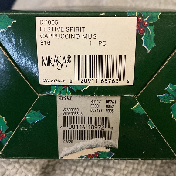 Mikasa English Countryside Christmas Mug Coffee Cup DP007 Sleigh Ride 12 ounce - Picture 3 of 3